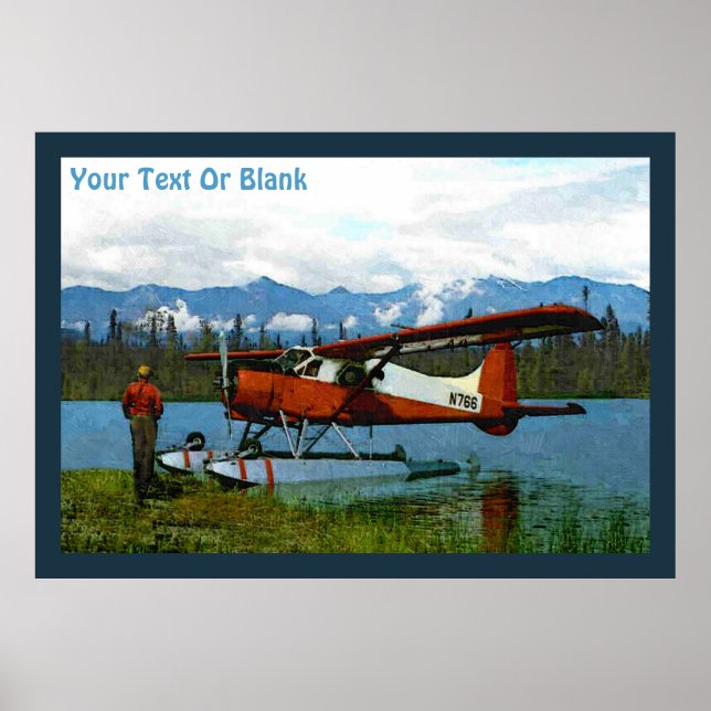 Póster Floatplane De Havilland Beaver (Frente)
