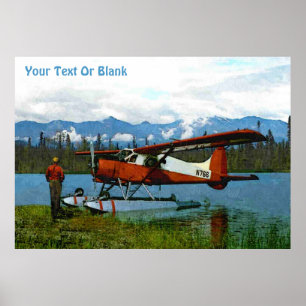Póster Floatplane De Havilland Beaver