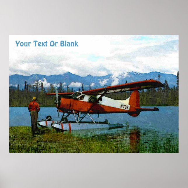 Póster Floatplane De Havilland Beaver (Frente)