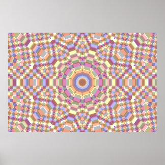 Póster Floor Pattern For A Tarot Theater Piece