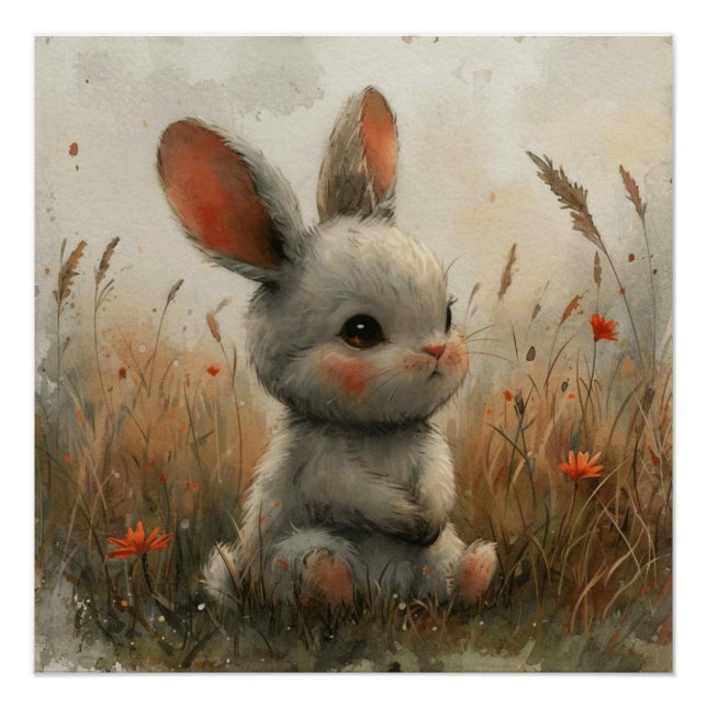 Póster Flopsy Fancy: Un Conejo con un Toque de Fantasía (Anverso)