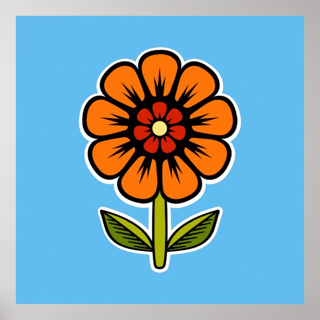 Póster Flor (Frente)