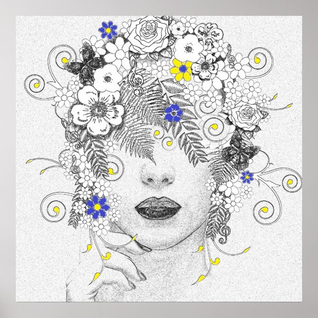 Póster Flor (Frente)