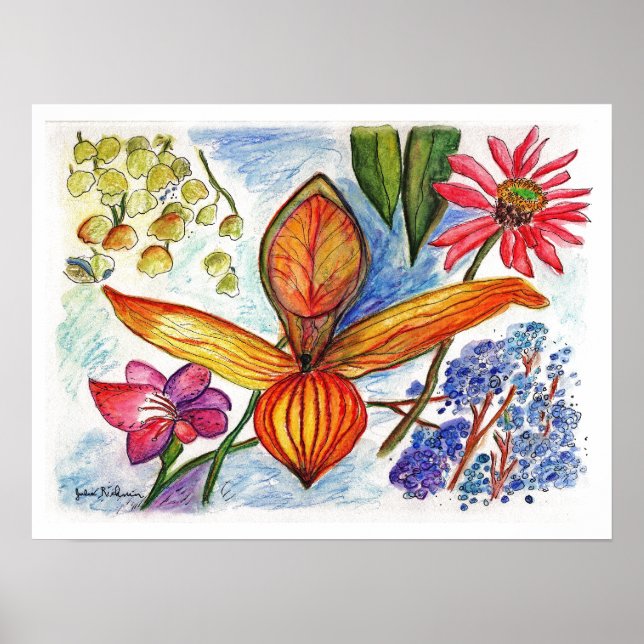 Póster Flor 73-09 (Frente)