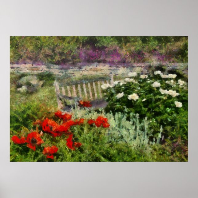 Póster Flor - Amapola - Amapolas (Frente)