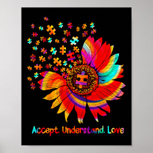 Póster Flor Asd Aceptar Comprender Amor