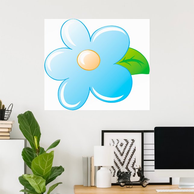 Póster Flor azul (Subido por el creador)