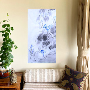 Póster Flor azul