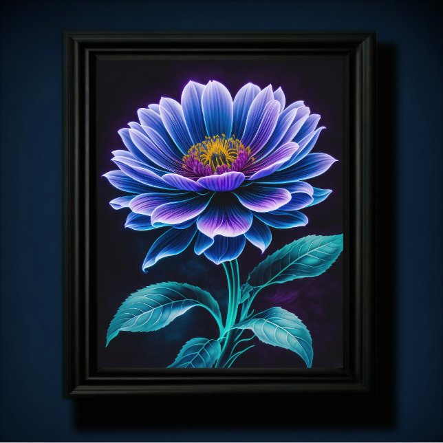 Póster Flor azul III (Subido por el creador)
