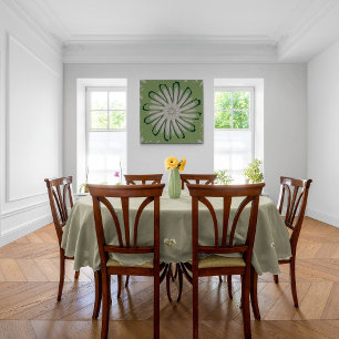 Póster Flor blanca simple