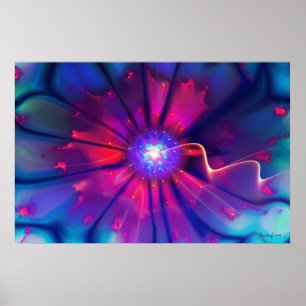Póster Flor cósmica