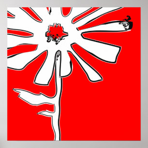 Póster flor de acequia