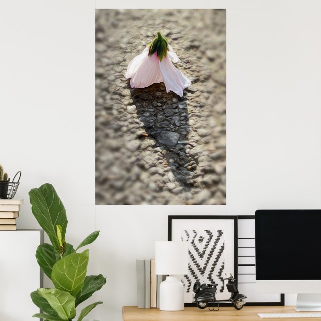 Póster Flor de ajedrez (Oficina en casa)