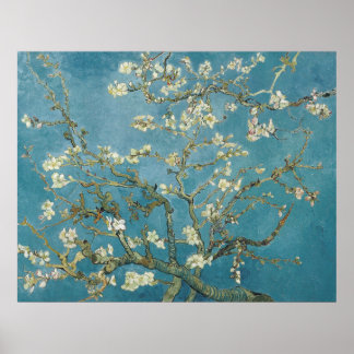 Póster Flor de almendras de Vincent van Gogh (1890)