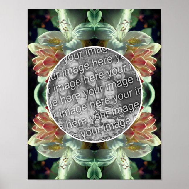 Póster Flor de Azalea Crece Crea Tu Propia Foto (Frente)