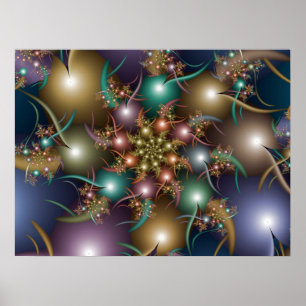 Póster Flor de bombilla