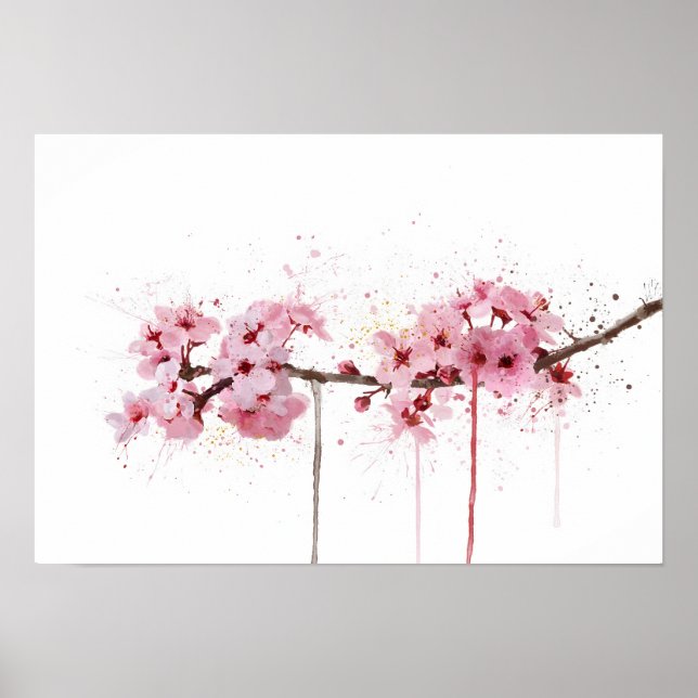 Póster Flor de Cerezo (Frente)