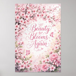Póster Flor de Cerezo : La Belleza Florece de Nuevo