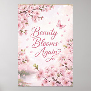 Póster Flor de Cerezo : La Belleza Florece de Nuevo