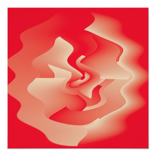 Póster flor de coral (Anverso)