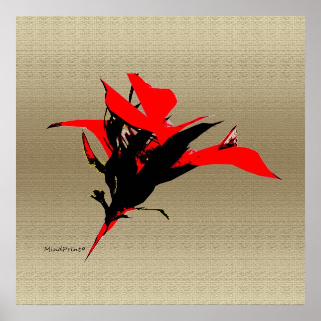 Póster Flor de Deseo (Frente)