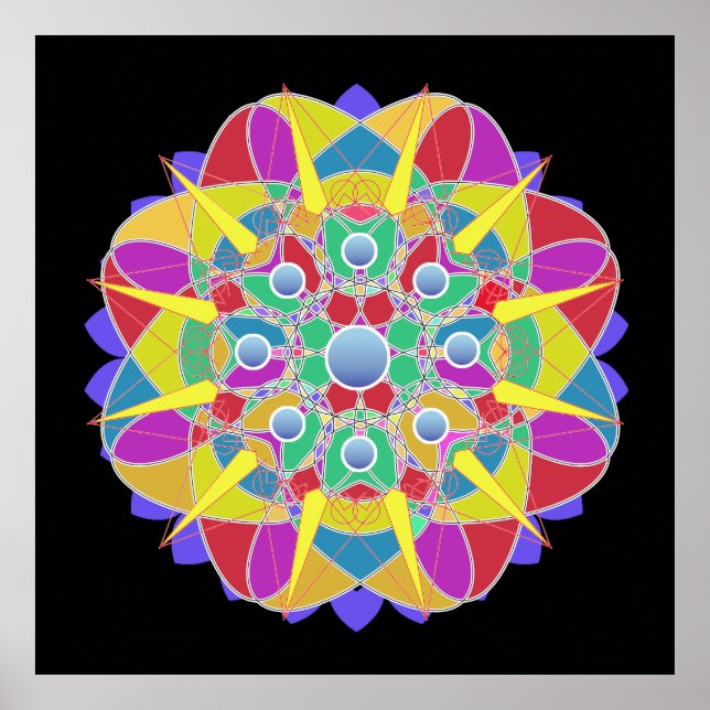 Póster Flor de estrella (Frente)