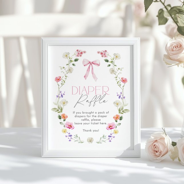 Póster Flor de flores silvestres arco rosa elegante Diape (Subido por el creador)