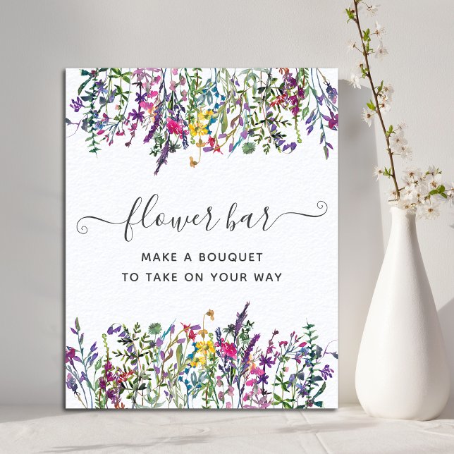 Póster Flor de flores silvestres ducha de novia (Subido por el creador)