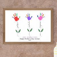 Flor de huella dactilar personalizada Nombres de f