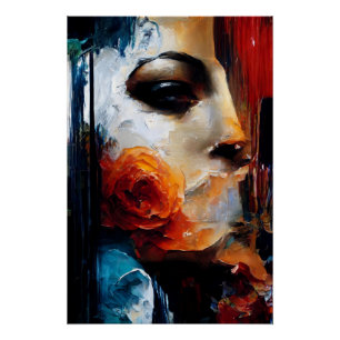 Póster Flor de Introspección