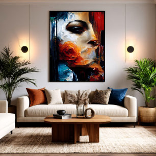 Póster Flor de Introspección