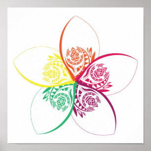 Póster flor de isla