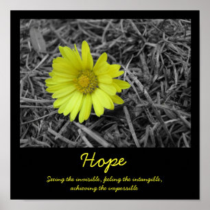 Póster Flor de la esperanza
