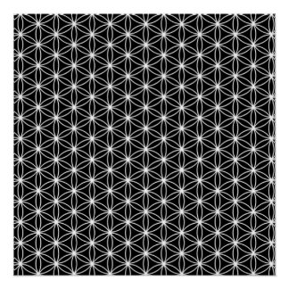 Póster Flor De La Geometría Sagrada De La Vida