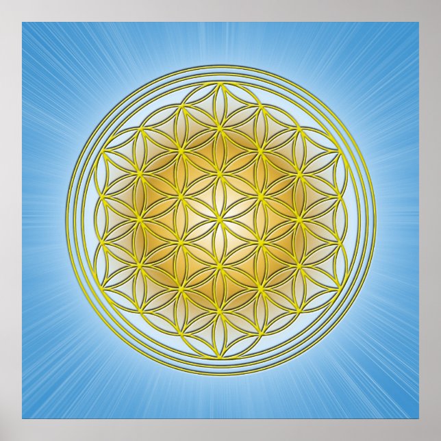 Póster Flor de la vida (Frente)