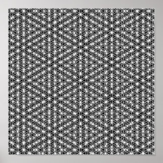 Póster Flor De La Vida Ondulación Intrincada #2