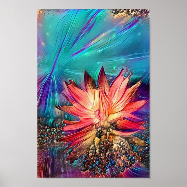 Póster Flor de Lotus (Frente)