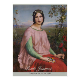 Póster Flor de Louis Janmot de los campos CC0914