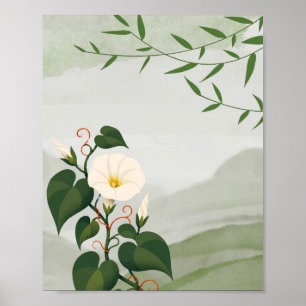 Póster Flor de luna