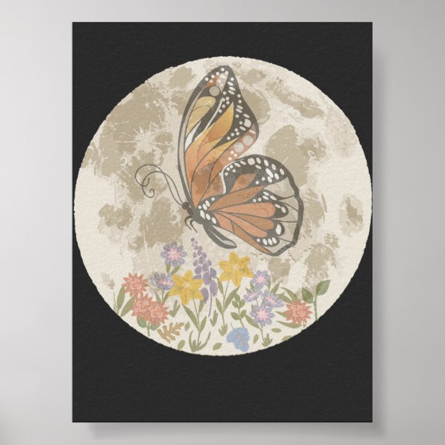 Póster Flor de Luna Caprichosa (Frente)