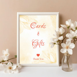 Póster Flor de Magnolia etérea, tarjetas de boda y regalo