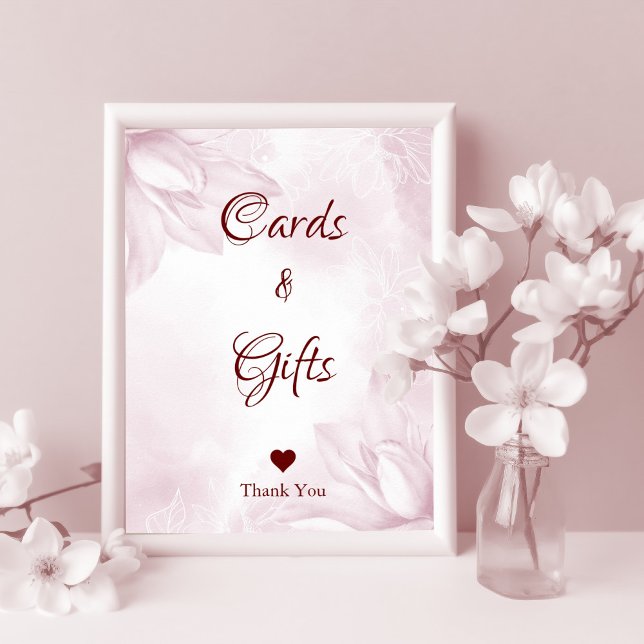 Póster Flor de Magnolia etérea, tarjetas de boda y regalo (Subido por el creador)