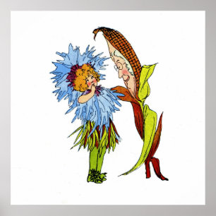 Póster Flor de maíz