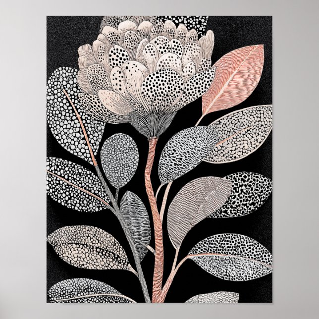 Póster Flor de Noche #12 = Descarga Digital 4x5 (Frente)