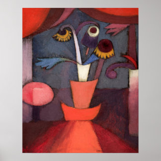 Póster Flor de otoño (1922) por Paul Klee