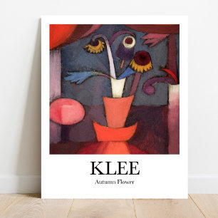 Póster Flor de otoño por Paul Klee