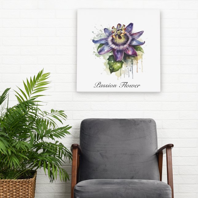 Póster Flor de pasión púrpura apasionada (Subido por el creador)