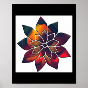 Póster Flor De Pimienta O Quizás Un Pegatina Estrella De 