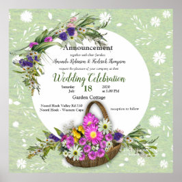 Póster Flor de primavera de verano