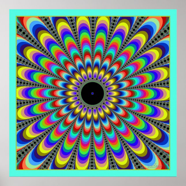 Póster Flor de pulso deslumbrante (Frente)